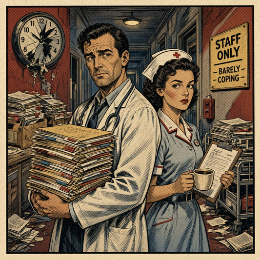 Overworked medical staff